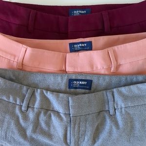 3 Pairs Old Navy Harper Pants Sz 6